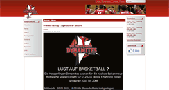 Desktop Screenshot of holzgerlingen-dynamites.de